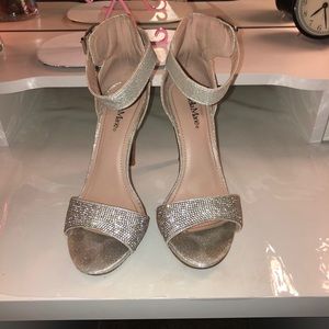 Silver heels